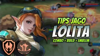 CARA MAIN LOLITA REVAMP ! BUILD & EMBLEM LOLITA TERBARU 2023 ! | LOLITA ROAMER GAMEPLAY