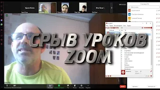 Срыв уроков/конференций Zoom