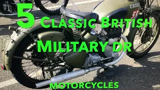 5 Classic British Military Dr Motorcycles