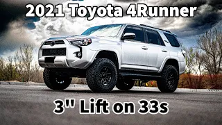 2021 Toyota 4Runner Leveled on 33s