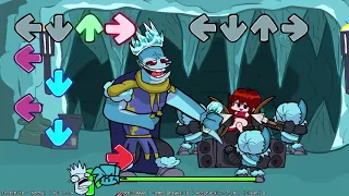 FNF Castle Crashers Revived Bossrush - Ice King Frostbite (4k)