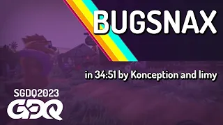 Bugsnax by Konception and limy in 34:51 - Summer Games Done Quick 2023