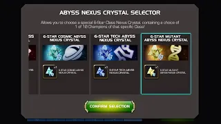 Open 6-Star Mutant ABYSS NEXUS Crystal MARVEL Contest of Champions