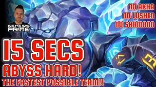 15 SEC GIANTS ABYSS HARD - FASTEST POSSIBLE TEAM - NO AKHA/SHAMANN #summonerswar