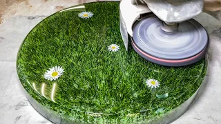How to Make Amazing Chairs of Grass and Epoxy Resin.