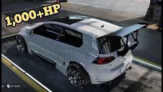 NFS HEAT VOLKSWAGEN Golf GTI Clubsport 1,000+HP got to 378 KMH