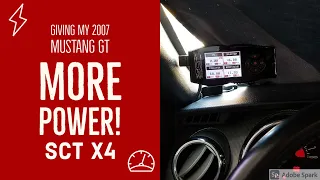 Giving my 2007 Mustang GT more Power with the SCT X4!