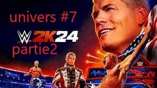 WWE 2K24 univers backlash légende #7 part 2 fr