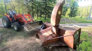 This Tractor Snowblower is TOO MUCH!