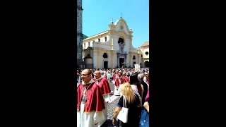 Uscita processione San Michele arcangelo Solofra 25/06/2017