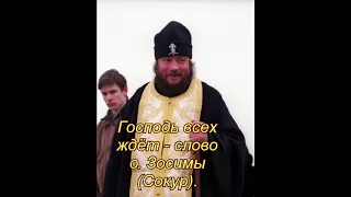 Господь всех ждёт - слово схиархимандрита Зосимы (Сокур).