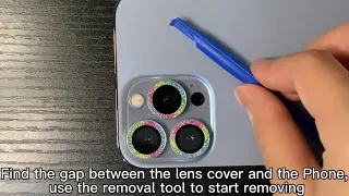 [Jeluse] How to use tools to remove the camera lens protector?