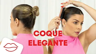 Coque elegante - Penteado super fácil