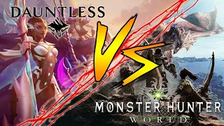 Dauntless VS Monster Hunter World - Which should you play? - Review