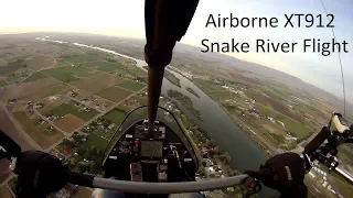 Rizzy's Airborne XT912 trike microlight Snake River Flight