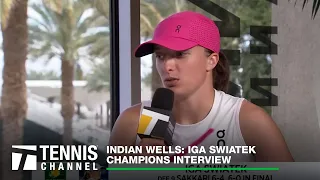 Iga Swiatek Reflects on Second Title in Desert | Indian Wells F