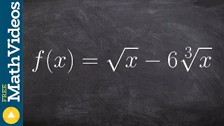 How to find the derivative of square root and cube root using power rule
