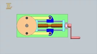 Screw-Type Mechanism Of A Rotary Disk