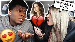 TELLING MY GIRLFRIEND WE SHOULD ADD ANOTHER PARTNER TO SEE HOW SHE REACTS!!