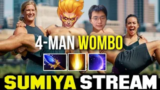 Girl Party 4-Man Cataclysm Wombo Combo | Sumiya Invoker Stream Moment 3615