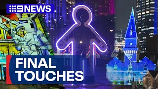 Final preparations underway for Vivid Sydney | 9 News Australia