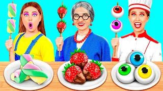 Me vs Grandma Cooking Challenge | Funny Food Hacks by HAHANOM Challenge