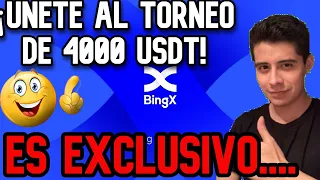 🔴 BITCOIN Y EL MUNDO DE LAS CRIPTOMONEDAS NOS TRAEN UN TORNEO UNICO EN BINGX DE 4000 USDT !