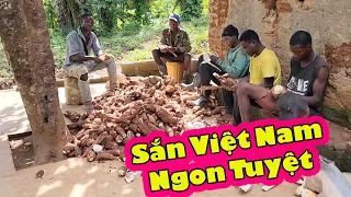 THu hoạch sắn cùng Antonio và Maria|| Gia đình Châu Phi