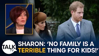 Sharon Osbourne slams Prince Harry for saying "royals silence is betrayal"