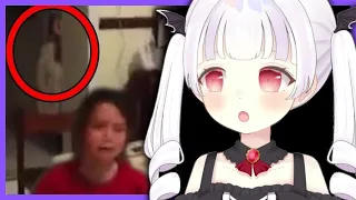 Lila Reacts to Ghosts Caught on Camera (5 Scary Videos) | Nuke's Top 5