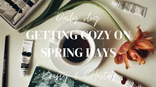 Getting cozy on spring days | Slow, peaceful days of my life