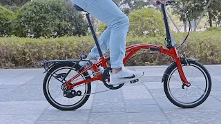 DAHON CURL i4 commuting with easy storage - 16 inch folding bike