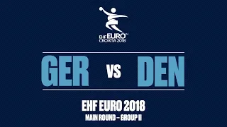 RE-LIVE | Germany vs. Denmark | Main Round | Group II | Men's EHF EURO 2018