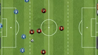 How to teach the offside trap in soccer/football - read description