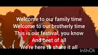 Brother Bear- Welcome with Lyrics