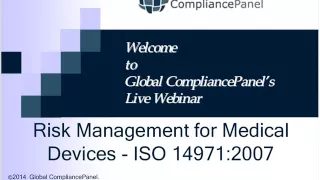 Medical Devices - ISO 14971 : Risk Management