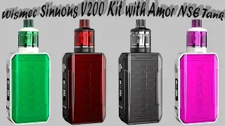 Wismec Sinuous V200 Kit with Amor NSE Tank l Review