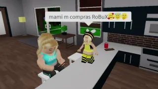 cuando mi mama me compra robux