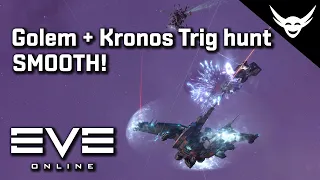 EVE Online - Co-Op Triglavian Hunting is super fun! (Kronos + Golem)