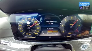 2017 Mercedes E220 d (194hp) - 0-200 km/h acceleration (60FPS)