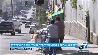 Bill would decriminalize street vending in CA | ABC7