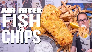 THE BEST AIR FRYER FISH AND CHIPS | SAM THE COOKING GUY