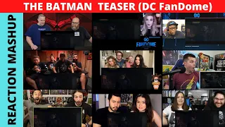 THE BATMAN TEASER TRAILER REACTION MASHUP! DC FanDome