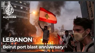 Lebanon police, protesters clash on Beirut blast anniversary