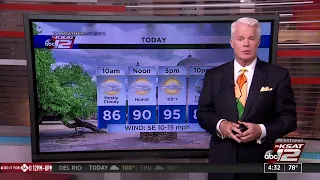 WATCH: Meteorologist Mike Osterhage gives his early weather forecast