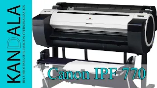 ¡Descubre el poder de la impresión con el plotter Canon IPF 770!