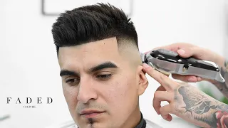 HOW TO DO A PERFECT MID FADE, BARBER TUTORIAL FOR BEGINNERS. FULL LENGTH!