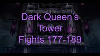 Dark Queen's Tower Fights 177-189 (First Run) - Mortal Kombat Mobile