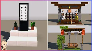 Minecraft: 30+ Japanese / Chinese Build Hacks and Ideas