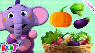 Aprender Verduras Y Frutas | Kent el Elefante | Dibujos Animados